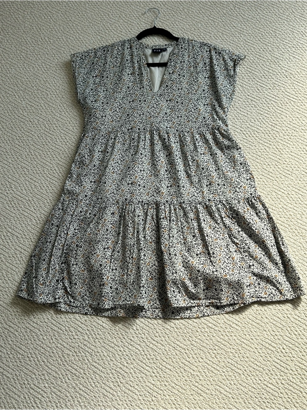 Floral Tiered V-Neck Summer Dress